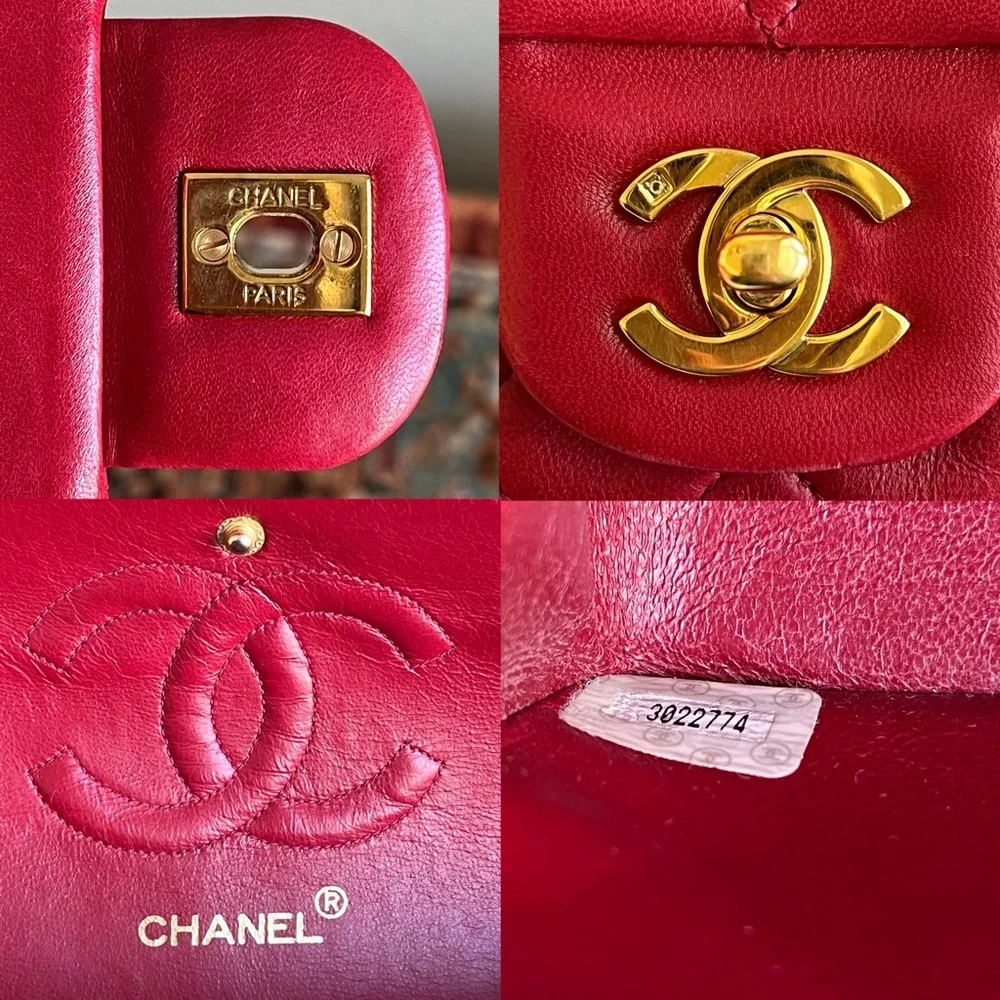 SOLD**Chanel Classic Vintage Medium Double Flap Bag - Picture 13 of 14